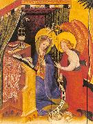 Konrad of Soest Annunciation oil on canvas